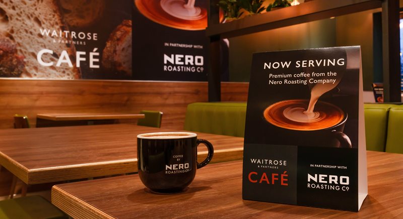 The Nero Group strengthens Waitrose partnership with new in-store cafès