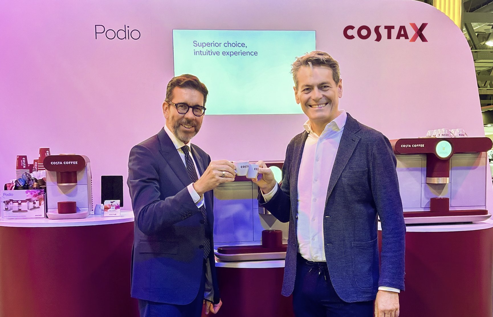 Costa coffee 2025 pod machine