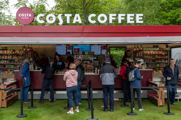 costa coffee kiosk